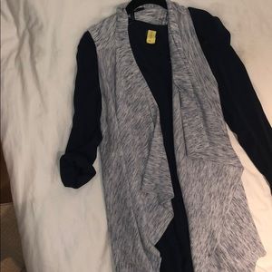 NWOT Gray Sweater Duster